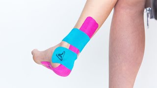 TRUETAPE® Achilles Tendonitis  Kinesiology Tape Instruction [upl. by Mathias828]