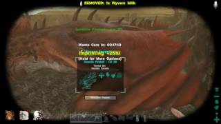 Ark Survival  Scorched Earth How to handfeed Wyvern milk [upl. by Parrish]