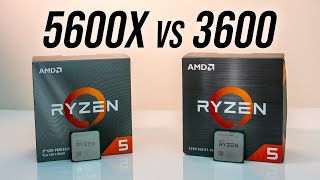 AMD Ryzen 5 5600X vs 3600 CPU Comparison  Worth Upgrading [upl. by Mcguire]