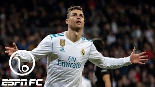 Cristiano Ronaldo scores four goals vs Girona now has 19 in his past 10 games  ESPN FC [upl. by Acinehs]