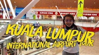 Kuala Lumpur International Airport KLIA 1 Departure Terminal Tour Duty Free Shopping Restaurants [upl. by Akemad]