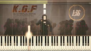 KGF Salaam Rocky Bhai Piano Notes From Shafil [upl. by Branen]