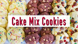 3 Ingredient Cake Mix Cookies [upl. by Soinski]