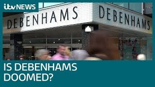 Debenhams store closures put 1200 jobs under threat  ITV News [upl. by Chevy145]