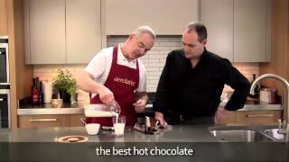 How to make a hot chocolate using an aerolatte milk frother [upl. by Shay]