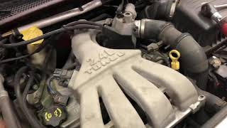 Pt Cruiser fuel injector replacement part 1 [upl. by Ahrens]