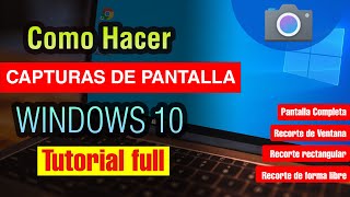 Cómo hacer una Captura de Pantalla en pc Windows 10 [upl. by Ylrac345]