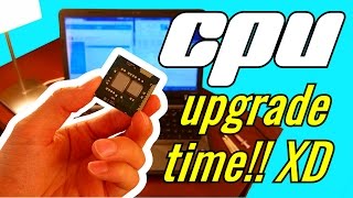 How to Upgrade a Laptop CPU  Processor XD [upl. by Mcclary]