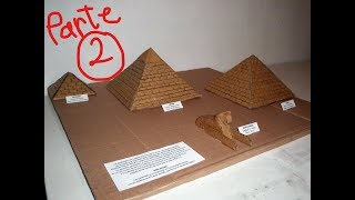 Piramides de Egipto 2 maqueta [upl. by Kila]