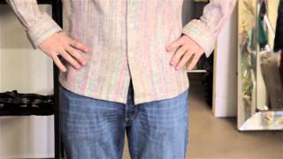 How Long Should Mens Untucked Shirts Be  SharpDressed Man [upl. by Chil]