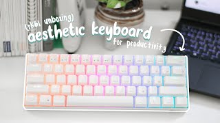 RK61 mechanical keyboard unboxing 2022 [upl. by Finbur920]