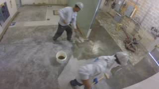 Floor Installation Stonhard Stonshield HRI [upl. by Notsag343]