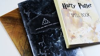 DIY Harry Potter InsertNotebook  Process [upl. by Les40]