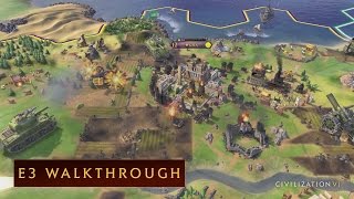 CIVILIZATION VI  E3 2016 Walkthrough [upl. by Onez]