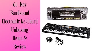 61Key Bandstand Electronic Keyboard Unboxing Demo and Review ADGifted [upl. by Feldstein19]