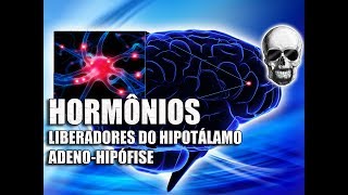 Hormônios Liberadores Hipotálamo e Hipófise  Sistema Endócrino  Anatomia Humana  Vídeo Aula 158 [upl. by Nottus]