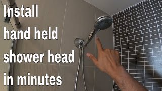 How to install hand held shower head [upl. by Martijn700]