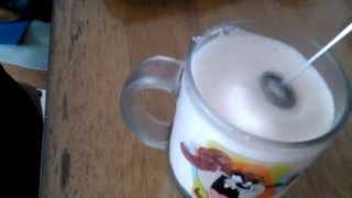 Aerolatte Review Frothing Cold Milk In Under 1 Minute [upl. by Anyak856]