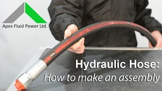 Hydraulic Hose  How To Make an Assembly [upl. by Vocaay]